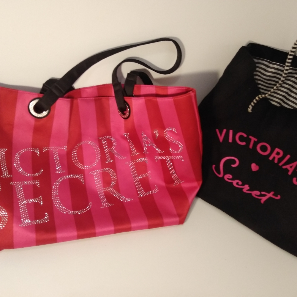 Victoria Secret beach bag and canvas